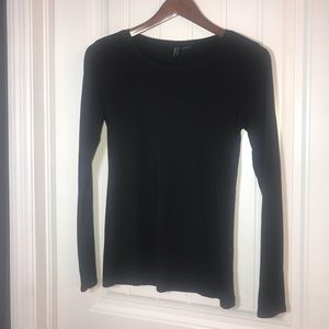 Cynthia Rowley Black Long Sleeve Top